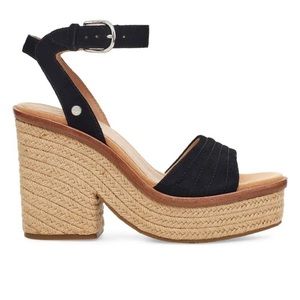 New 🖤 UGG Laynce black sandals size 8.5